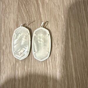 Elegant White Kendra Scott Dani Earrings